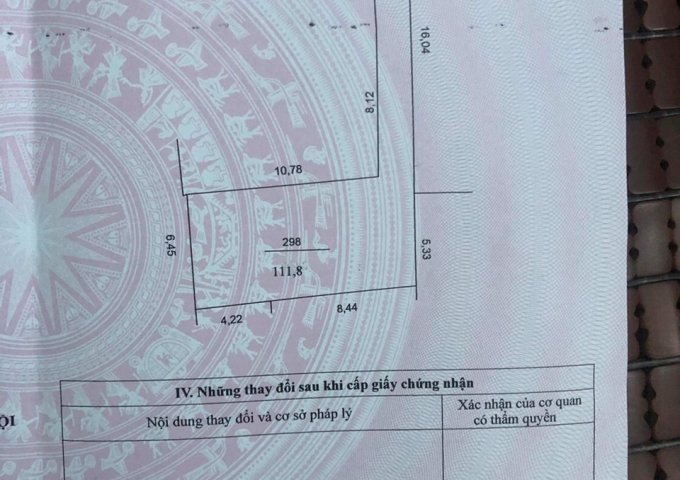 CHÍNH CHỦ CẦN BÁN MIẾNG ĐẤT TẠI DOTHƯỢNG TIỀN PHONG - MÊ LINH - HÀ NỘI