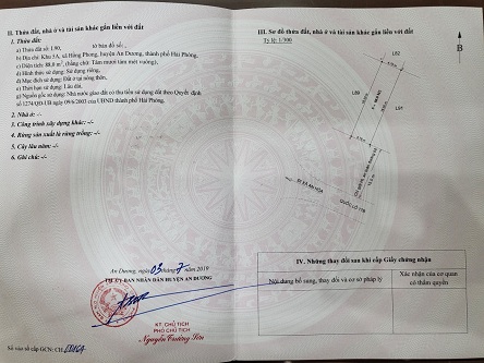 Chính chủ bán đất tại Khu 5, Xã Hồng Phòng, Huyện An Dương