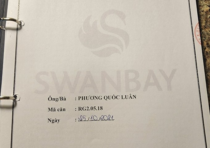 CẦN BÁN CĂN HỘ RG2.05.18 SWANBAY THUỘC XÃ ĐẠI PHƯỚC - NHƠN TRẠCH - ĐỒNG NAI