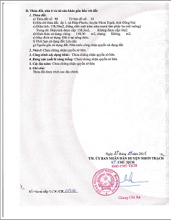 CHÍNH CHỦ CẦN BÁN ĐẤT THỊ TRẤN HIỆP PHƯỚC - HUYỆN NHƠN TRẠCH - ĐỒNG NAI