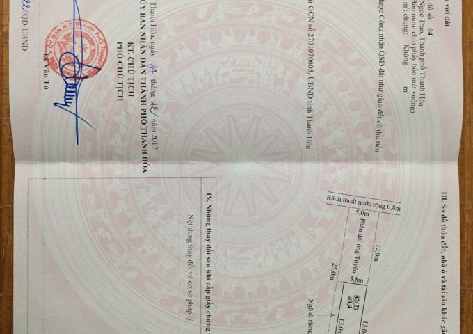 Chính chủ cần bán 2 căn nhà đang có phòng trọ cho thuê tại Phường Ngọc Trạo, TP Thanh Hoá