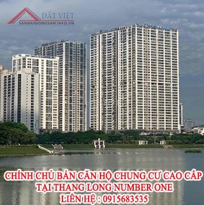 Chính chủ bán Căn hộ chung cư cao cấp tại Thang Long Number One.