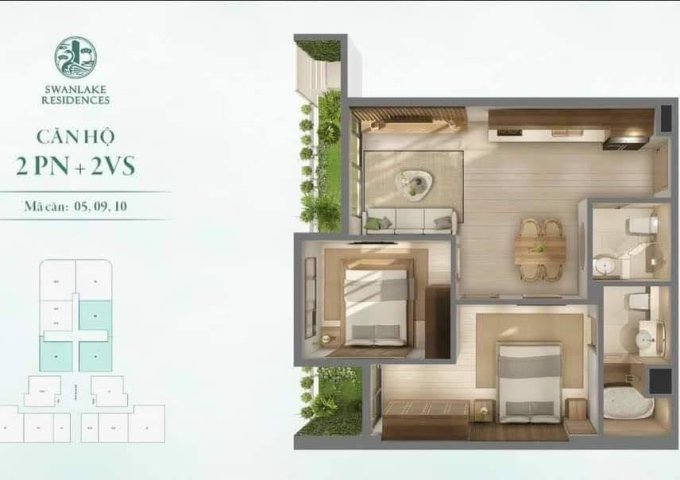 Chính Chủ Cần Bán Căn Hộ Swan Lake Resisdence Onsen Ecopark Vị Trí Đẹp Tại Hà Nội