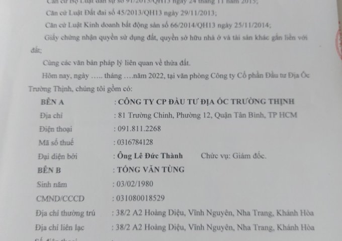 Chính Chủ Cần Bán Đất Mặt Tiền Vị Trí Đẹp Tại Tỉnh Đồng Nai.