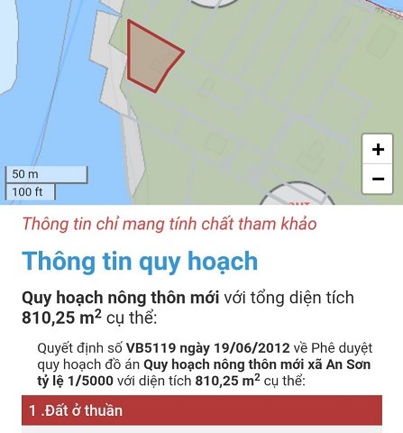 Tôi cần bán mảnh đất vườn thuộc xã An Sơn Thuận An