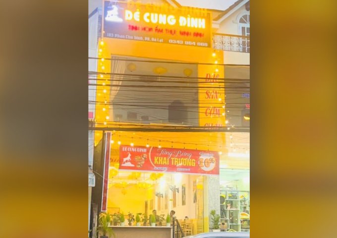 Sang nhượng quán DÊ CUNG ĐÌNH tại Đường Phan Chu Trinh, Phường 8, Đà Lạt, Lâm Đồng