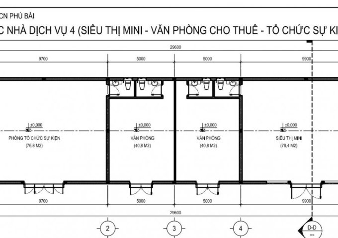 Cho thuê mặt bằng tại KCN Phú Bài, Phường Phú Bài, Thị xã Hương Thủy, Thừa Thiên Huế