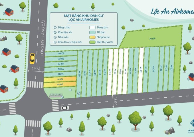 BÁN ĐẤT VƯỜN CÓ THỔ CƯ TẠI XÃ LỘC AN, ĐẤT ĐỎ, BRVT