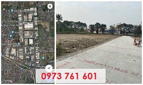 ⭐️Chỉ còn 1 lô duy nhất 100m2 xã An Hưng, An Dương, ngày KCN Nomura chưa đến 1 tỷ, 0973761601