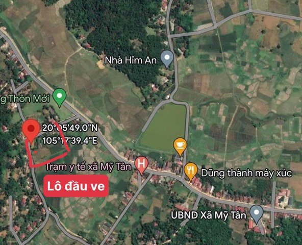 CHÍNH CHỦ BÁN LÔ ĐẤT MỸ TÂN - NGỌC LẶC - THANH HÓA