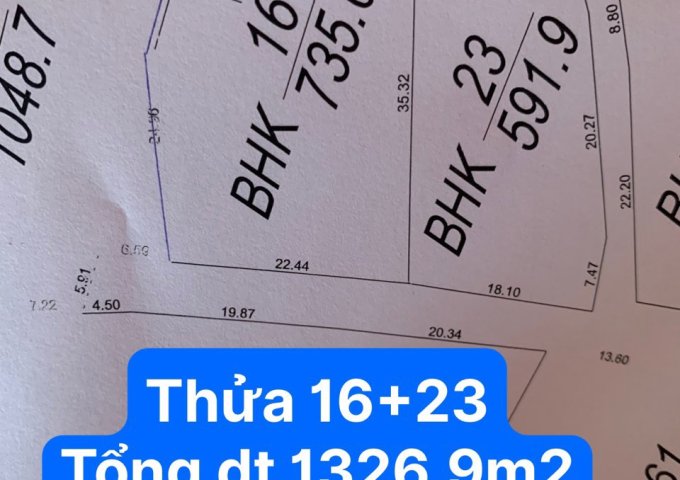 CHÍNH CHỦ BÁN LÔ ĐẤT MỸ TÂN - NGỌC LẶC - THANH HÓA