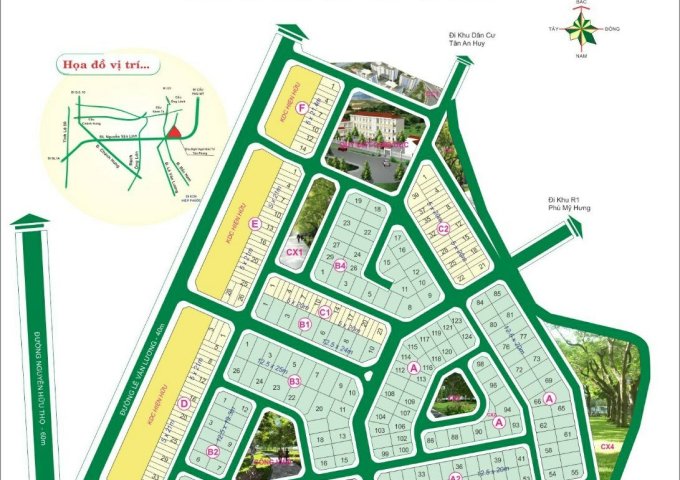 Chuyên bán đất nền biệt thự Sadeco sau SC VIVO , P.Tân Phong , Q7