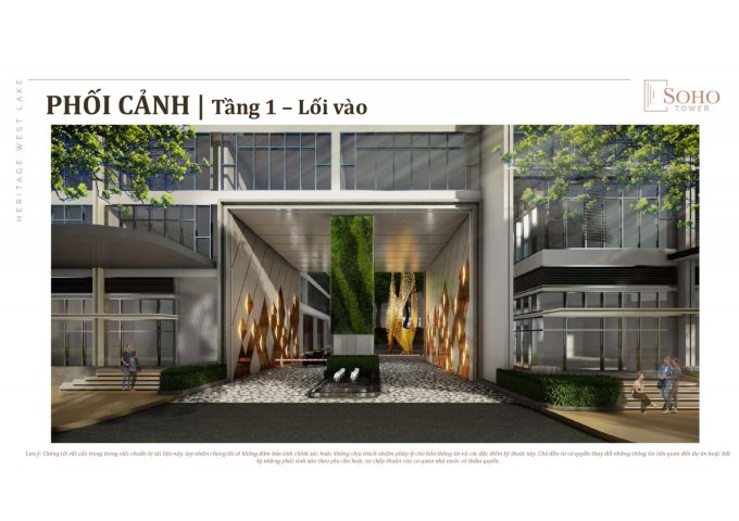 Capitaland bán căn Soho Heritage Westlake 58m2 giá từ 60tr/m2, chỉ thanh toán 20% đến khi nhận nhà