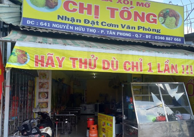 CẦN SANG NHƯỢNG LẠI QUÁN Ở PHƯỜNG TÂN PHONG - QUẬN 7