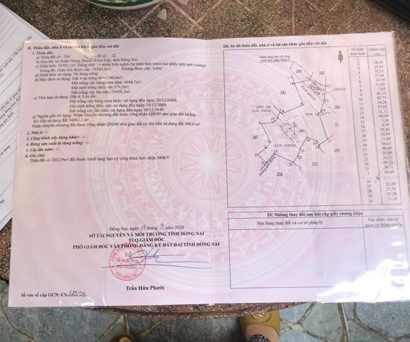 Đất cao su diện tích 3,5 ha - Xã Xuân Hưng, Huyện Xuân Lộc, Tỉnh Đồng Nai.