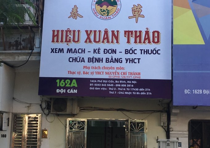 Chính Chủ Cho thuê cửa hàng Tầng 1 số 162A phố Đội Cấn - Quận Ba Đình - Hà Nội