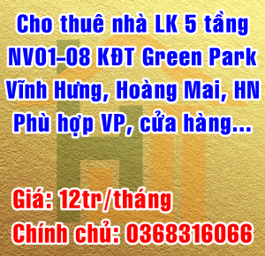 Cho thuê văn phòng tại Đường Vĩnh Hưng, Hoàng Mai,  Hà Nội diện tích 75m2  giá 12 Triệu/tháng
