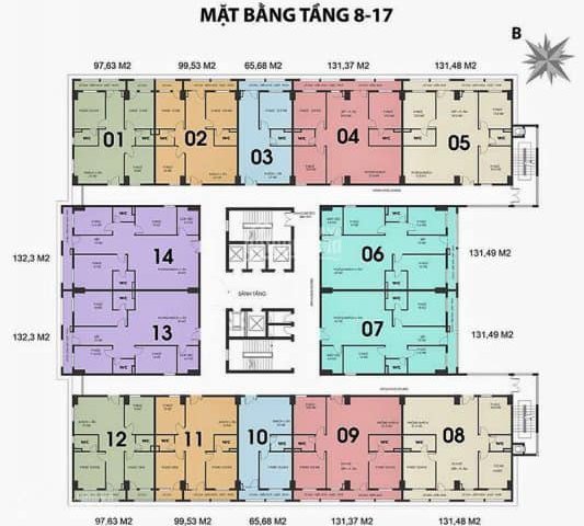 CĂN HỘ CHUNG CƯ XỊN XÒ NGAY MẶT PHỐ ĐỐNG ĐA, CHUNG CƯ SUNSISE TOWER 187 TÂY SƠN