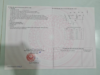 BÁN LÔ ĐẤT ĐẸP, GIÁ TỐT CHO ACE TẠI CỦ CHI