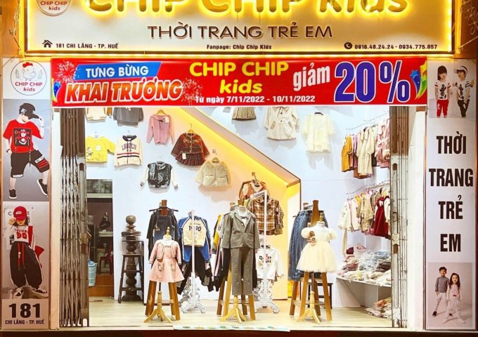 CHÍNH CHỦ CẦN SANG NHƯỢNG SHOP QUẦN ÁO ĐƯỜNG CHI LĂNG, TP HUẾ