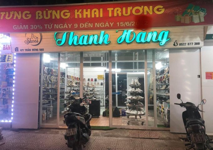 SANG NHƯỢNG MẶT BẰNG SHOP GIẦY DÉP 471 TRẦN HƯNG ĐẠO KÉO DÀI – PHƯỜNG BÀ TRIỆU – THÀNH PHỐ NAM ĐỊNH