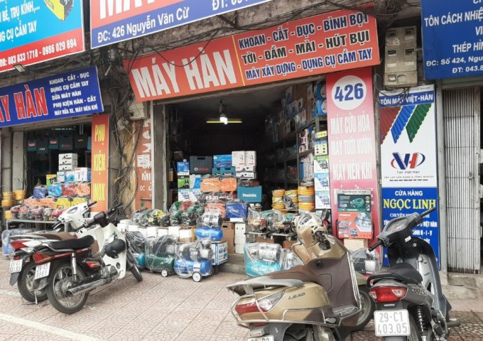 Cho thuê cửa hàng mặt phố số 426 Nguyễn Văn Cừ, Long Biên, Hà Nội