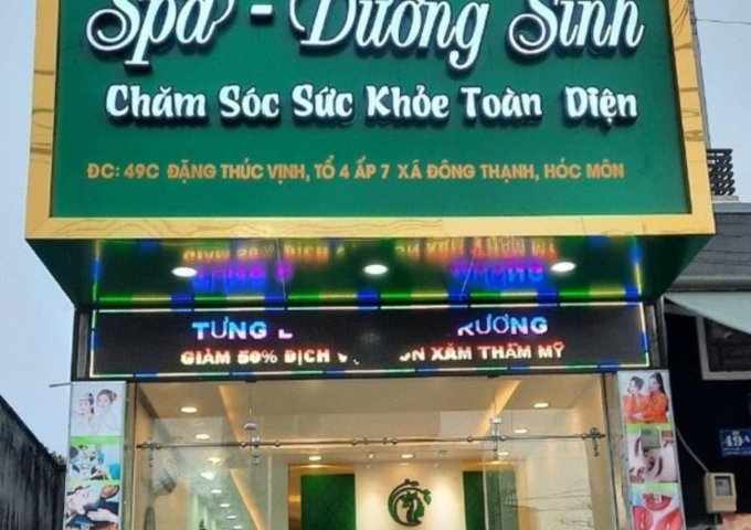 CHÍNH CHỦ CẦN SANG NHƯỢNG LẠI TOÀN BỘ SPA DƯỠNG SINH TẠI ĐÔNG THẠNH – HÓC MÔN – TP HỒ CHÍ MINH