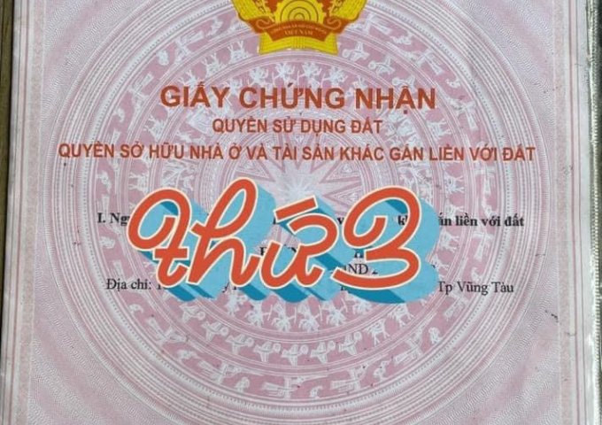 BÁN LÔ ĐẤT ĐỊA CHỈ 11/13 PHAN ĐĂNG LƯU - PHƯỜNG 3 - THÀNH PHỐ VŨNG TÀU