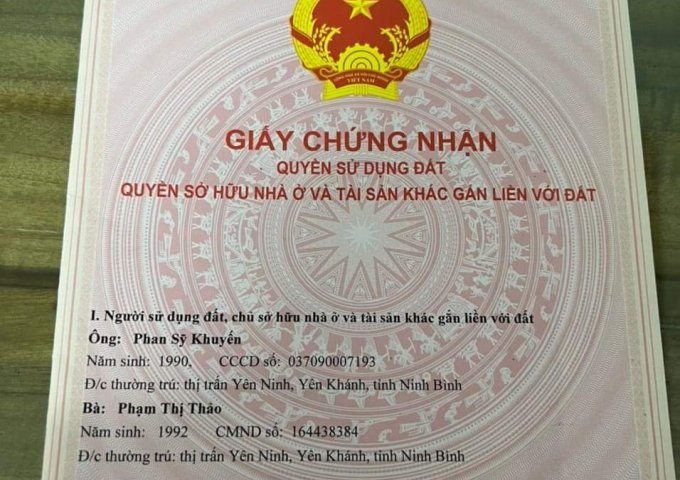 Mình cần bán lô đất chính chủ ở Xuân Phú, Thọ Xuân, Thanh Hóa