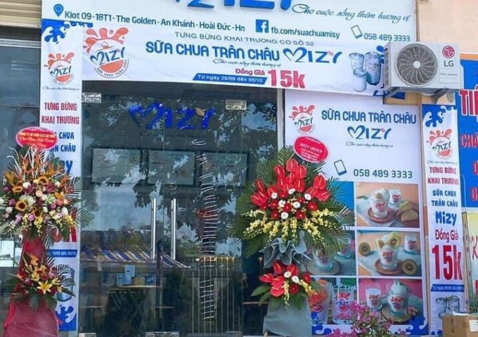 SANG NHƯỢNG QUÁN SỮA CHUA THƯƠNG HIỆU MIZY