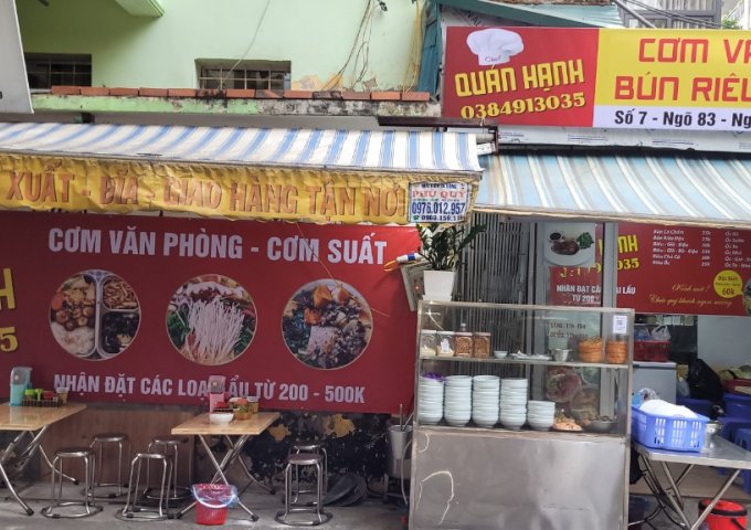 CẦN SANG NHƯỢNG CỬA HÀNG BÚN VÀ CƠM VĂN PHÒNG