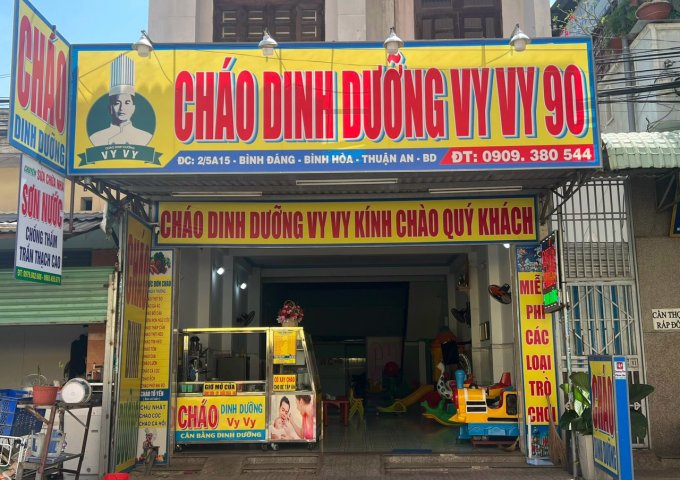 Cho thuê mặt bằng kinh doanh thuận lợi, đối diện Chợ Bình Đáng khu dân cư Minh Tuấn P. Bình Hòa Thuận An Bình Dương