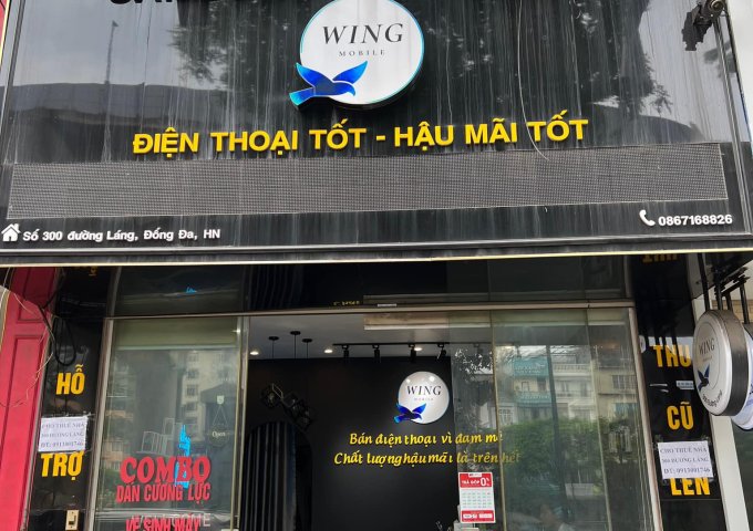 CẦN CHO THUÊ MẶT BẰNG KINH DOANH Địa chỉ: tại 300 đường Láng, Đống Đa, Hà Nội