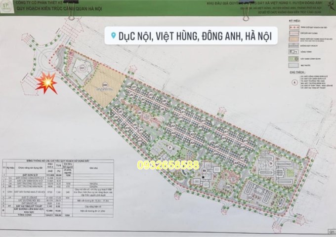 Hơn 4 tỷ, Đất kinh doanh mặt đường Việt Hùng - Đông Anh, đường 10m, có vỉa hè, quy hoạch ổn định