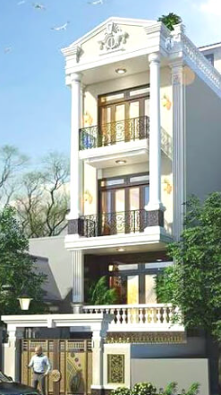 Bán Nhà mới đẹp 3 tầng gần Nguyễn Hữu Thọ, Nhà Bè, 104m2, đường 12m, tặng nội thất, nhỉnh 5 tỷ