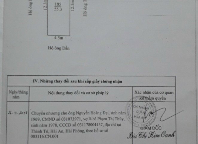 Bán nhà đường Trung Lực, 55m 3 tầng ngõ ô.tô GIÁ 2.85 tỉ ngay Trường Tiều Học