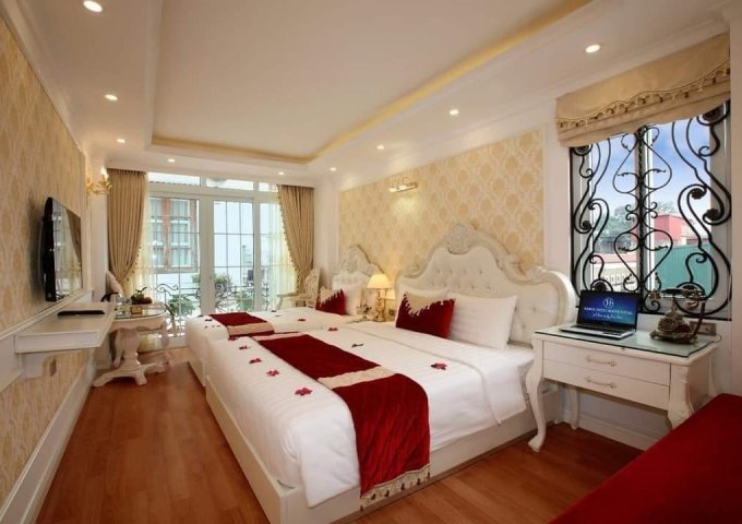 Bán Khách sạn Phố cổ quận Hoàn Kiếm cho thuê 1.8 tỷ/năm 7 Tầng Thang Máy, 80m2, 37.5 tỷ