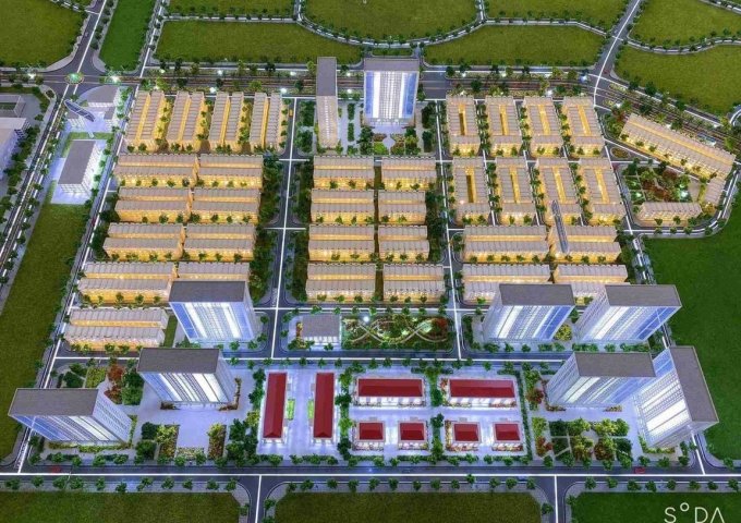 Shophouse 4 tầng sát chân đế chung cư chỉ hơn 4 tỷ, Vsip Bắc Ninh