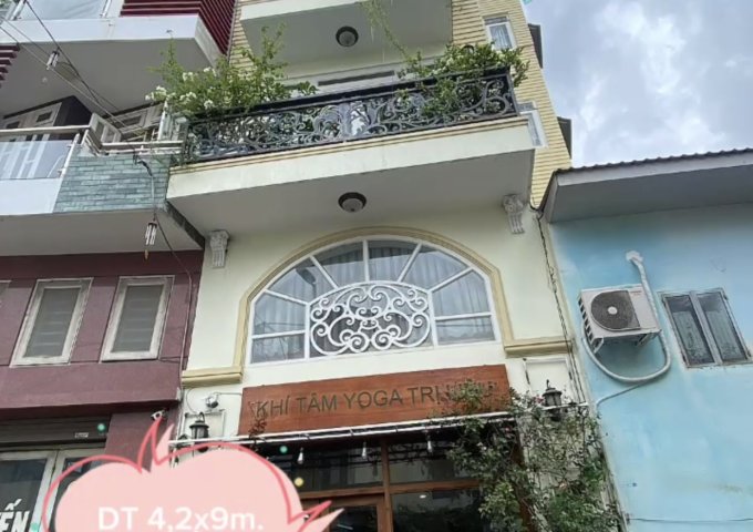 Bán nhà HXH Đinh Tiền Hoàng P3 Q Bình Thạnh, DT 4,2x10m nở hậu 6m, trệt lửng 2 lầu ST