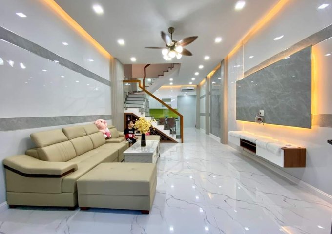 Bán căn nhà mới xây 60m2 ở đường Nguyễn Thị Búp , Q12 MT 4m giá 3 tỷ