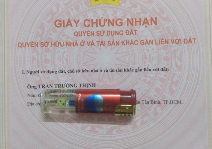 CHÍNH CHỦ BÁN NHÀ đường Nguyễn Thị Búp, Quận 12, TP- Hồ Chí Minh