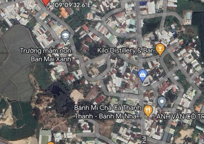 Bán đất hẻm oto gần trường TH Vĩnh Thái,Nha Trang giá rẻ