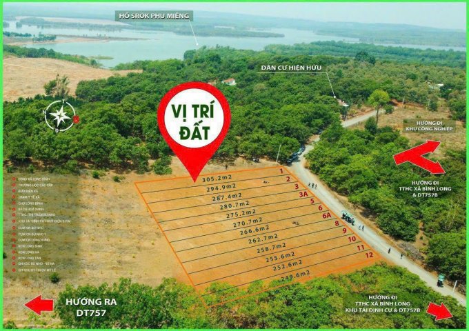 Bán đất Phú Riềng - Bình Phước - giá ngộp thở