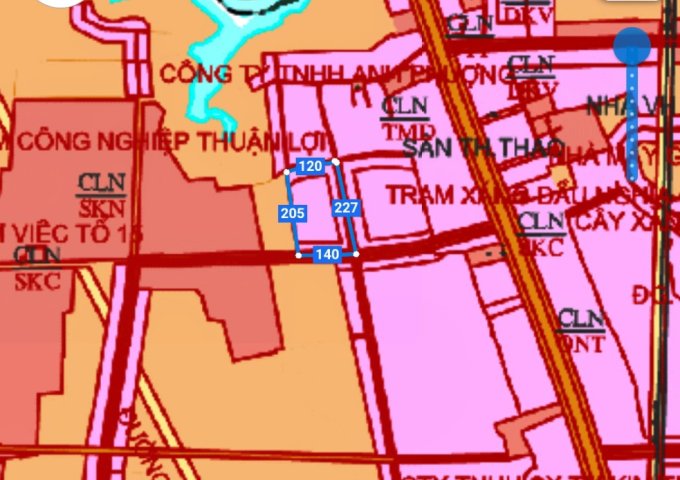Bán đất tại Đường ĐT 741, Đồng Phú,  Bình Phước diện tích 185m2  giá 420 Triệu