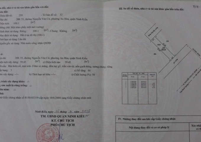 CHÍNH CHỦ Cần Bán Nhanh Căn Nhà Đẹp Mặt Tiền Đường Nguyễn Văn Cừ, Phường An Hòa, Ninh Kiều, Cần Thơ