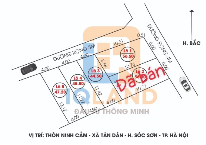 Cần bán nhanh lô đất Ninh Cầm Tân Dân tiềm năng Chỉ hơn 600tr Qtam Lh 0963379893
