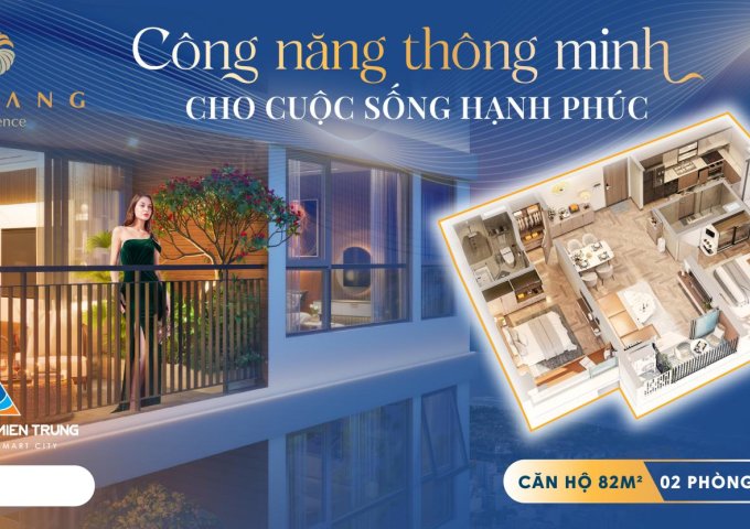 Còn lại 3 căn 1PN The Sang Residence, view TP Đà Nẵng, Chiết khấu 20%, sổ lâu dài