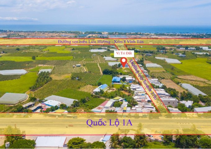 Đất biển Bình Thuận, nối sóng Sân bay Phan Thiết giá chính chủ 750tr 