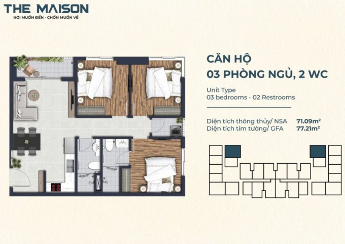 Bán căn hộ chung cư tại Đường Phan Bội Châu, Thủ Dầu Một, Bình Dương diện tích 69m2 giá 2 Tỷ