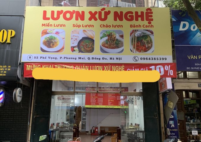 CHÍNH CHỦ CẦN SANG NHƯỢNG LẠI QUÁN ĂN